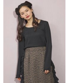 Green Parks ■ＥＳＣＡＲ　Ｕネッククレープカットプルオーバー