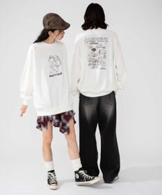 WEGO 【2025年秋冬新作/SMLXLサイズ展開/ユニセックス着用ITEM】アソートグラフィックプルオーバー