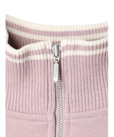 earth music&ecology ハーフＺＩＰラインプルオーバー