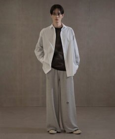 WEGO 【ウエストゴム】ダメージスウェットバギーパンツ