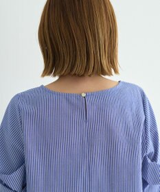 YECCA VECCA パールタックスリーブブラウス