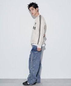 WEGO 【ユニセックス着用ITEM】フェイクスウェードグラフィックプルオーバー