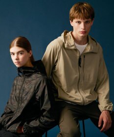 JOSEPH ABBOUD MOUNTAIN 【2wayストレッチ/軽量/ECO撥水】ドライ2wayストレッチ マウンテンパーカー ベージュ系