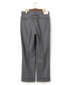 J.PRESS MEN 【J.PRESS ORIGINALS】PEPPIN MERINO SAXONY PIPED STEM TROUSERS / JAPAN MADE