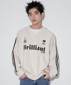 WEGO 【ユニセックス着用ITEM】フェイクスウェードグラフィックプルオーバー