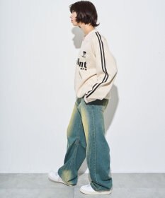 WEGO 【ユニセックス着用ITEM】フェイクスウェードグラフィックプルオーバー