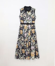 GRACE CONTINENTAL ボタニカルプリントワンピース