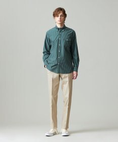 J.PRESS MEN KANEMASA マルチストライプジャージ シャツ