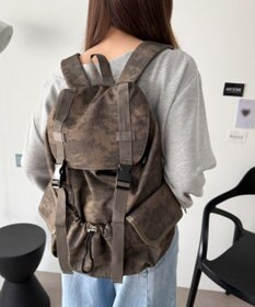 WEGO 【ユニセックス着用ITEM】3ポケットフラップリュック