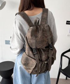 WEGO 【ユニセックス着用ITEM】3ポケットフラップリュック