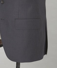 GOTAIRIKU 【Loro Piana Fabric】365 通年スーツ(グレー×ストライプ)
