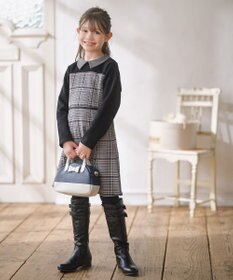 組曲 KIDS 【110-140㎝】レディチェック ワンピース