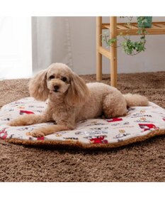 PET PARADISE スヌーピー うたたね柄 丸型マット  超小型犬 径70cm