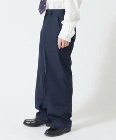 WEGO 【SCHOOLITEM】メンズスクールセミワイドスラックス