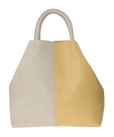 Green Parks ・ｃａｃｈｅ　ｃａｃｈｅ　バイカラーフェイクレザートート