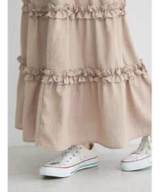 earth music&ecology ミニフリルボリュームスカート