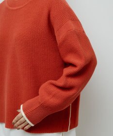 Green Parks かのこ編モックネックニットプルオーバー