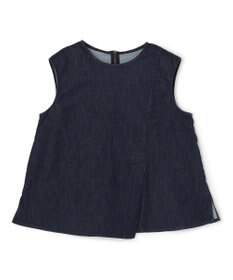 UNFILO 【セットアップ着用可】UNFILO DENIM light ノースリーブブラウス