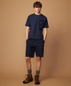 JOSEPH ABBOUD MOUNTAIN 【CREA掲載・ウエストストレッチ・ECO撥水・軽量】アウトドアイージーショーツ