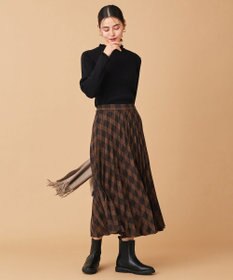 ANY 【14色展開/洗える】ウーリッシュ プリーツスカート