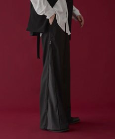 WEGO 【ユニセックス着用ITEM】サイドZIPフレアスラックス