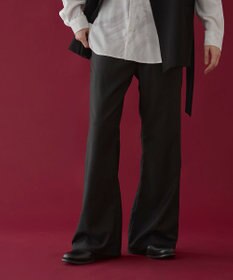 WEGO 【ユニセックス着用ITEM】サイドZIPフレアスラックス