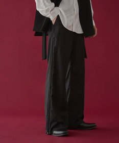 WEGO 【ユニセックス着用ITEM】サイドZIPフレアスラックス