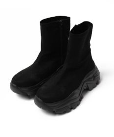 WEGO 厚底スニーカーソールショートブーツ