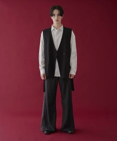 WEGO 【ユニセックス着用ITEM】サイドZIPフレアスラックス