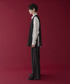 WEGO 【ユニセックス着用ITEM】サイドZIPフレアスラックス