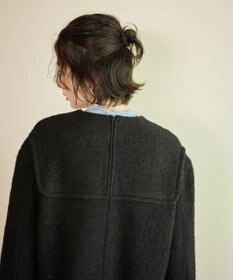 #Newans 【セットアップ可能】ワイドスリーブツイードプルオーバー