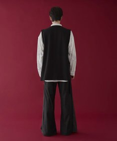 WEGO 【ユニセックス着用ITEM】サイドZIPフレアスラックス