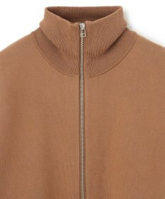 UNFILO MENS 【男女兼用/新色追加】スウェットライク ジップ タートルネックニット [24年秋冬商品]