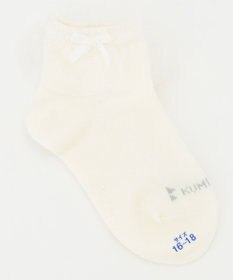 組曲 KIDS 【16-21cm】花透かし柄 ショートソックス