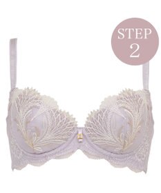 BRADELIS New York 【BRADELIS New York/ 育乳補整ブラ・STEP2 寄せる】ローズステップ2ブラ26S1 補正下着 しっかり谷間を作るブラ