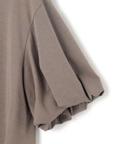 23区 【WEB&一部店舗限定/接触冷感】ツイストコットンプレーティング バルーンスリーブ カットソー