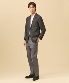 J.PRESS MEN 【洗える / 高通気性 / ストレッチ性 / 防シワ】プレーンウィーブ スラックス / ノータック