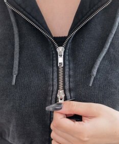 WEGO ノースリーブジップパーカー