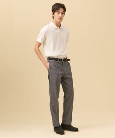 J.PRESS MEN 【洗える / 高通気性 / ストレッチ性 / 防シワ】プレーンウィーブ スラックス / ノータック