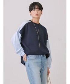 AMERICAN HOLIC イージーケア異素材ポンチプルオーバー