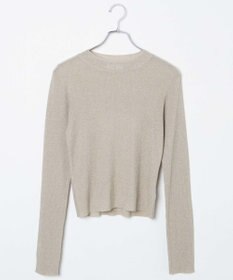 WEGO ラメリブニット