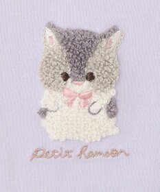 ANY KIDS オーガビッツアニマルサガラ刺繍Ｔシャツ