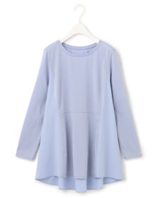 ICB L 【洗える】 タイプライタージャージーコンビ ペプラムプルオーバー