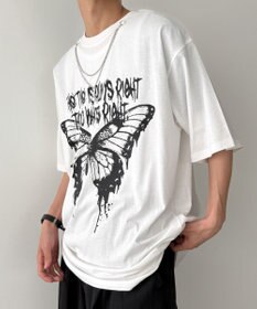 WEGO アクセ付きハードグラフィックT（SS）