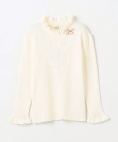 ANY KIDS 首フリルしあわせタッチニット