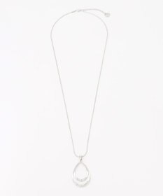 ANY SIS ストーンラインドロップ ネックレス