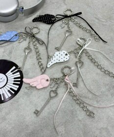 WEGO チェーンエンジェルミックスキーホルダー