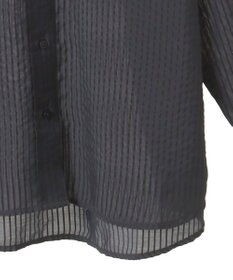 AMERICAN HOLIC シャドーストライプオーバーシャツ