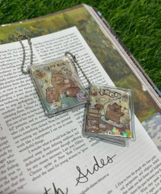 WEGO ボールチェーン付きカピバラステッカーメモ