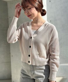 UNFILO メッシュニット カーディガン